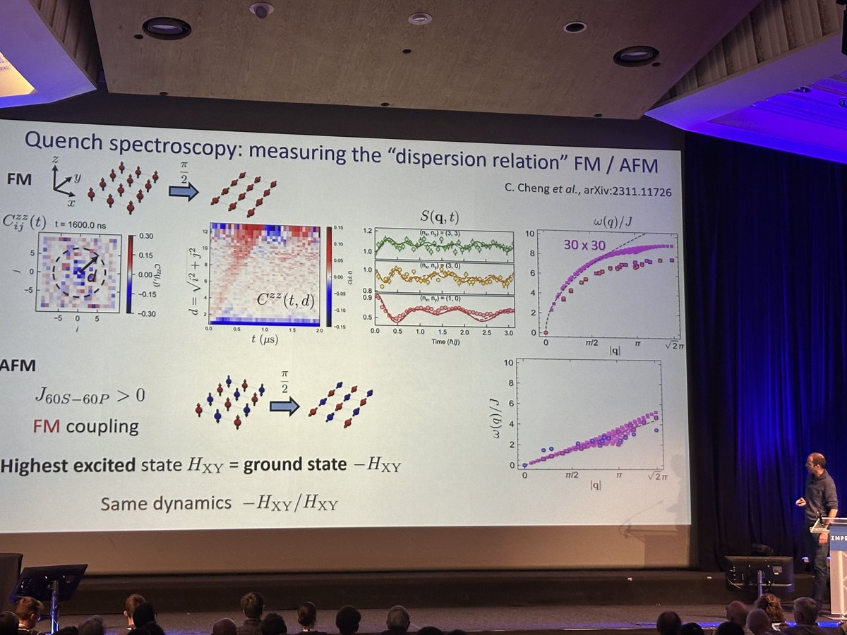 SileNicChormaic's tweet photo. Rydberg atom arrays with Antoine Browaeys #ICAP28 #ICAP2024 https://t.co/PTEIyVpydF