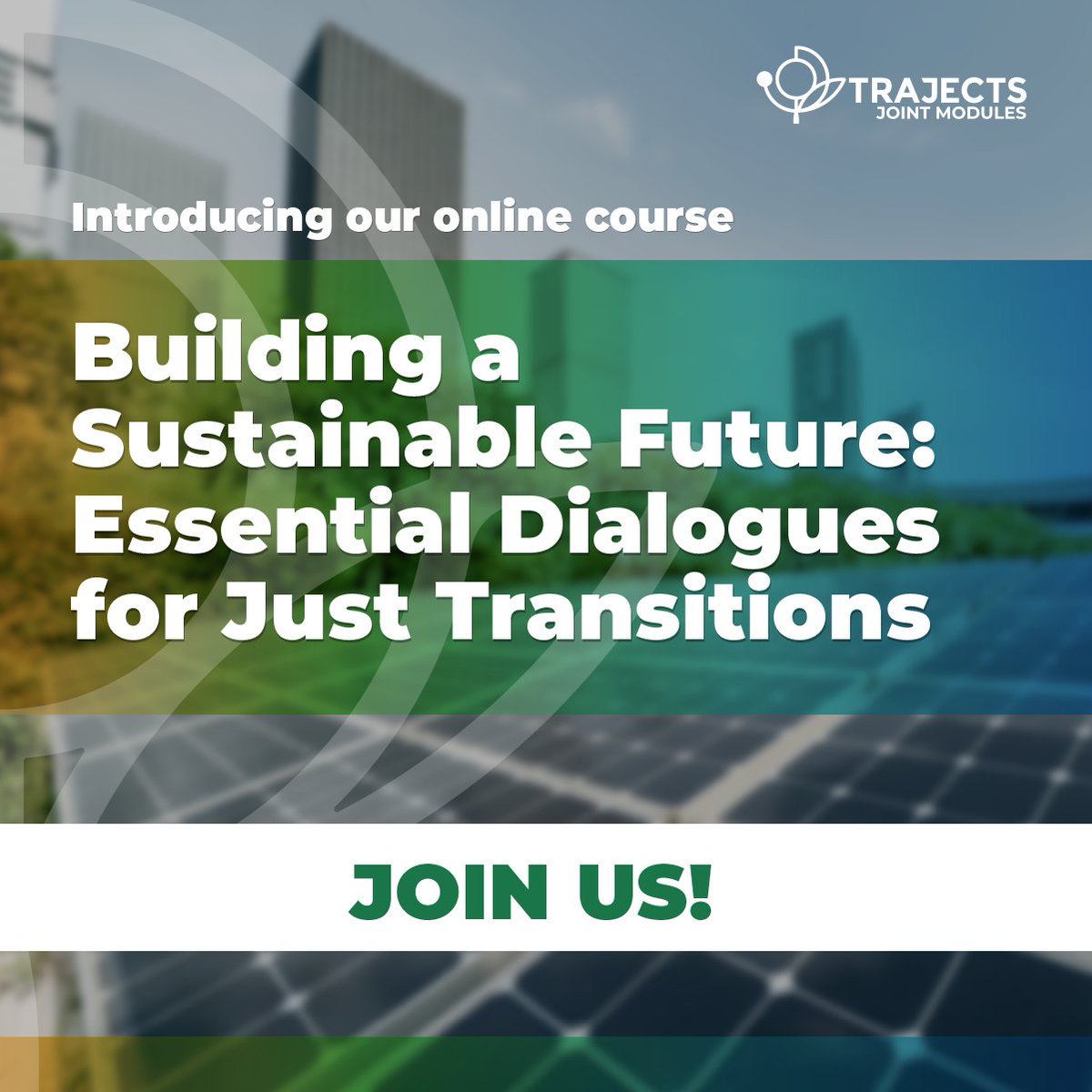 TRAJECTS_Centre's tweet photo. 📢TRAJECTS launches the Joint Module "Building a Sustainable Future: Essential Dialogues for Just Transitions" online on the DIGI-FACE platform.

Join us for 14 weeks of global dialogues with 25+ experts on just transitions.

Don't miss out! Learn more👇 https://t.co/fXYVFef4WZ https://t.co/3RhM1AtHNR