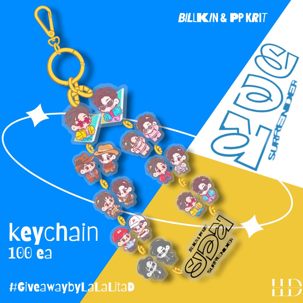 LaLaLitaD's tweet photo. 🤍 ร่วมฉลองเพลงคู่ แม่แจก KeyChain ส��ดคิ้วววว “ยอม” Edition 100 ชิ้น เท่านั้น!!!

กติกา
  - ลงฟอร์มเพื่อลุ้นเป็นผู้โชคดี 
     🔗 : https://t.co/PgLQelGj8N
 - แคปหน้าMV เพลง“ยอม” และแมนชั่นใต้โพส (วิวตั้งแต่ 13K)#BKPPยอม_MV 

#BKPP_ยอมSurrender
#BKPPยอม_MV
#GiveawaybyLaLaLitaD https://t.co/7g46u05qXw