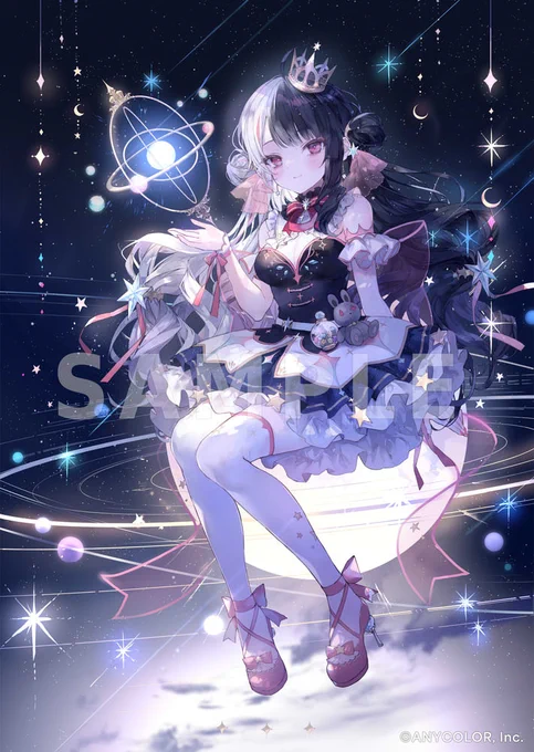 にじさんじ所属 夜見れな様の「6つの星に願いをプロジェクト」にてイラストを数点担当させていただきました あらためて、3D新衣装おめでとうございます #夜見れな3D新衣装