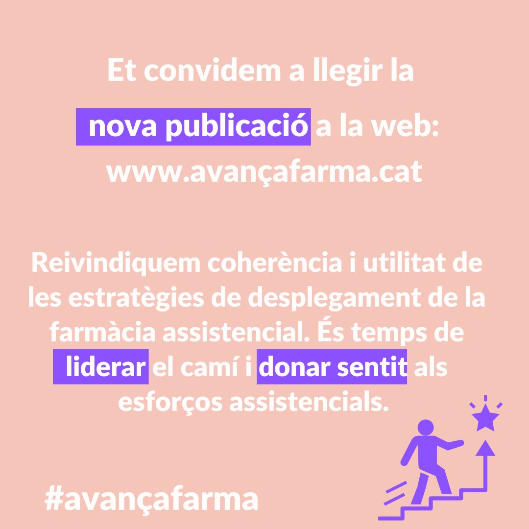 Companys i companyes! Us convidem a llegir la nova publicació a la web d'#avançafarma on reflexionem sobre l'última campanya "Mànigues amunt!"

avançafarma.cat/de-campanyes-i…

I tu, què opines? T'escoltem!

#avançafarma #novapublicació #reflexionem #mesuradelata #maniguesamunt