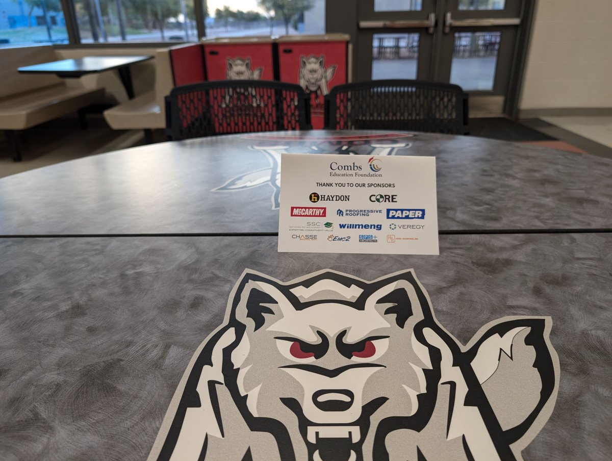 Getting ready for @jocoombsusd start of the year convocation.  Thank you to the Combs Education Foundation and our fantastic business partners for helping provide a catered breakfast for our staff.  Changing the world one student at a time.