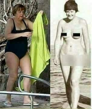 SeksiKarpuzTW's tweet photo. Merkel'in gençlik yıllarında çekilen çıplak resimleri servis edildi. Alman halkı oralı bile olmadı. Çünkü Alman halkı kişilerin özel hayatlarında ne yaptığı ile ilgilenmiyor. Bize ne #sarigul 'ün #kaset 'inden? Yıllardır gelen tüm hükümetler halkı skiyor. Onu konuşmamız gerekir https://t.co/L5nHbYxKag