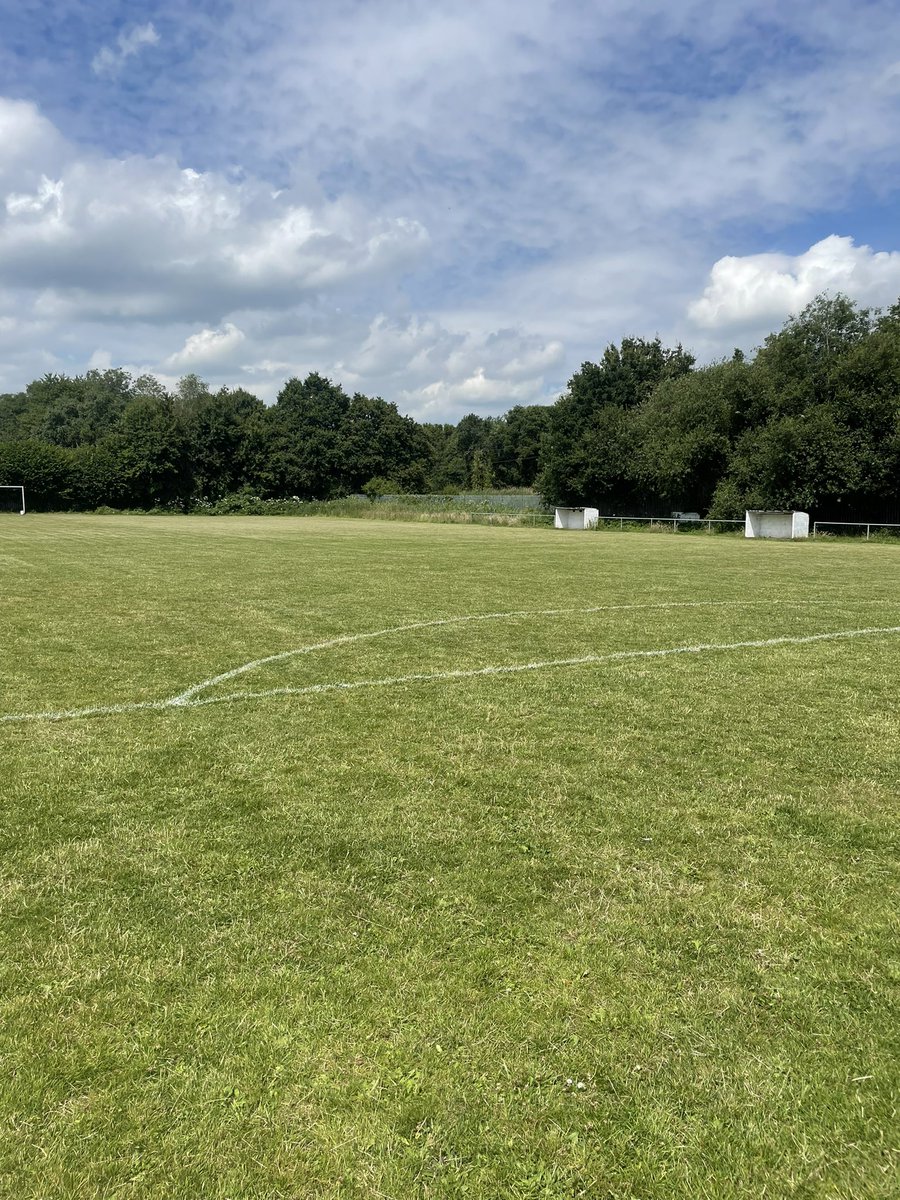 Pitch looking good <a href="/St_JosephsAFC/">St Joseph's AFC</a>. If any other clubs would like support with cutting and marking their pitches,get in touch.