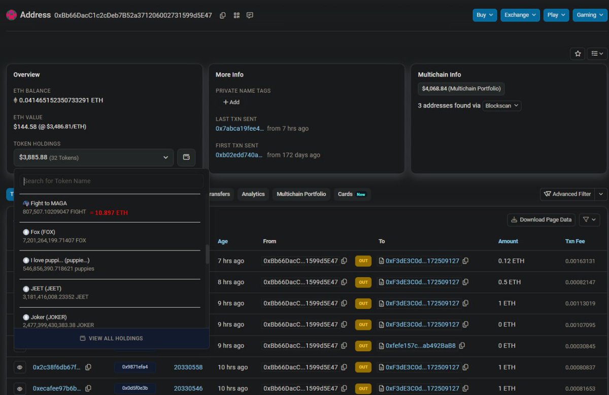 $FIGHT Whales are still loading their $BONE bags

A whale with 807507 $FIGHT tokens which worth 37940$ just bought $BONE

TX: etherscan.io/tx/0x7abca19fe…

Whales are convicted into $BONE
Stay convicted into $BONE

Study $BONE Narrative