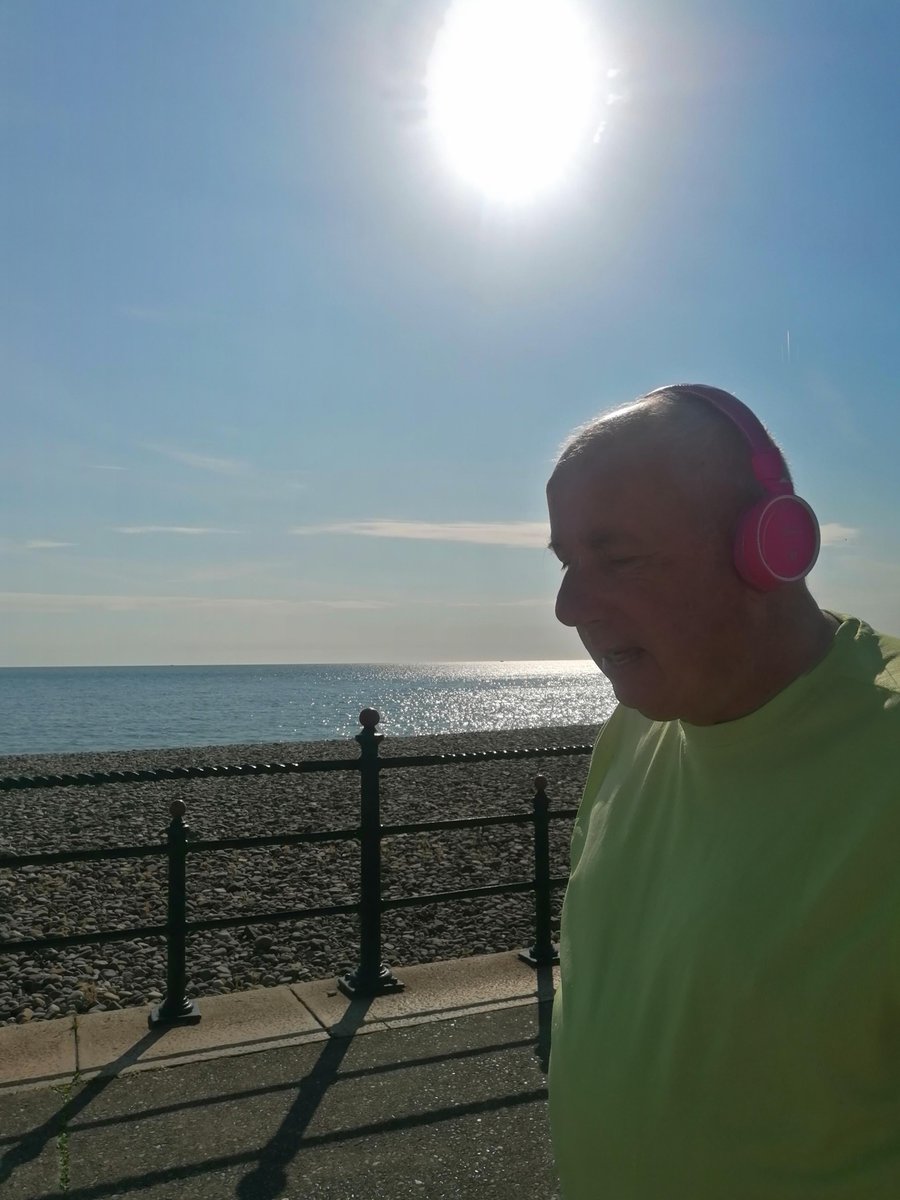 Scorchio!
Adrian starting the day getting some steps in and listening to some AC/DC.