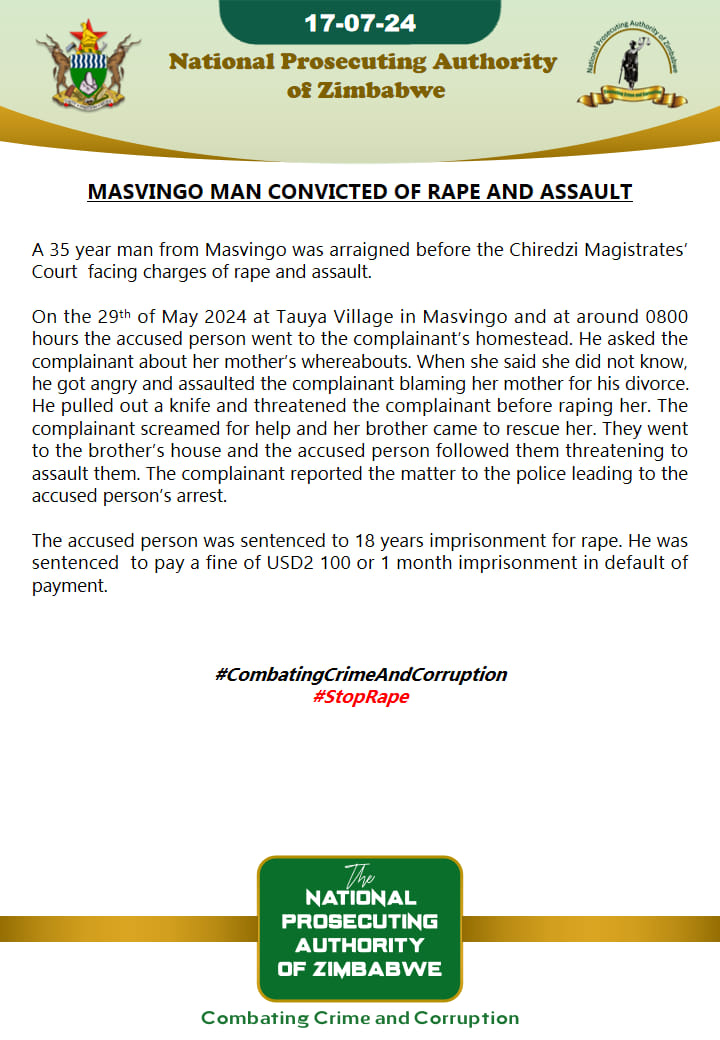 National Prosecuting Authority of Zimbabwe tweet media