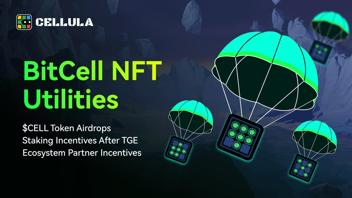 bingo_eth's tweet photo. 币安实验室和 OKX Ventures 支持的链上 AI 游戏 Cellula；即将发行首个权益 NFT BitCell ！持有者将在下半年 TGE 时获得总空投分配的 20% 🤑
总量：3066个 #Freemint

🎁 2 x FCFS Whitelists  24h
✅关注@cellulalifegame + @bingo_eth 
✅喜欢 & 转推 & 随意评论
