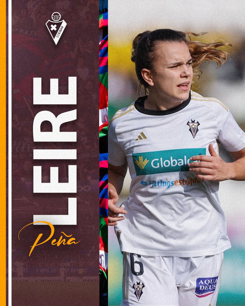💣 𝐎𝐅𝐈𝐙𝐈𝐀𝐋𝐀 | 𝐎𝐅𝐈𝐂𝐈𝐀𝐋 🔥

🙌 Leire Peña, tercer refuerzo para el primer equipo femenino.

✍️ La centrocampista madrileña ficha por la SD Eibar hasta junio de 2026.

#Leire2026 | #BetiArmaginak ⚔️