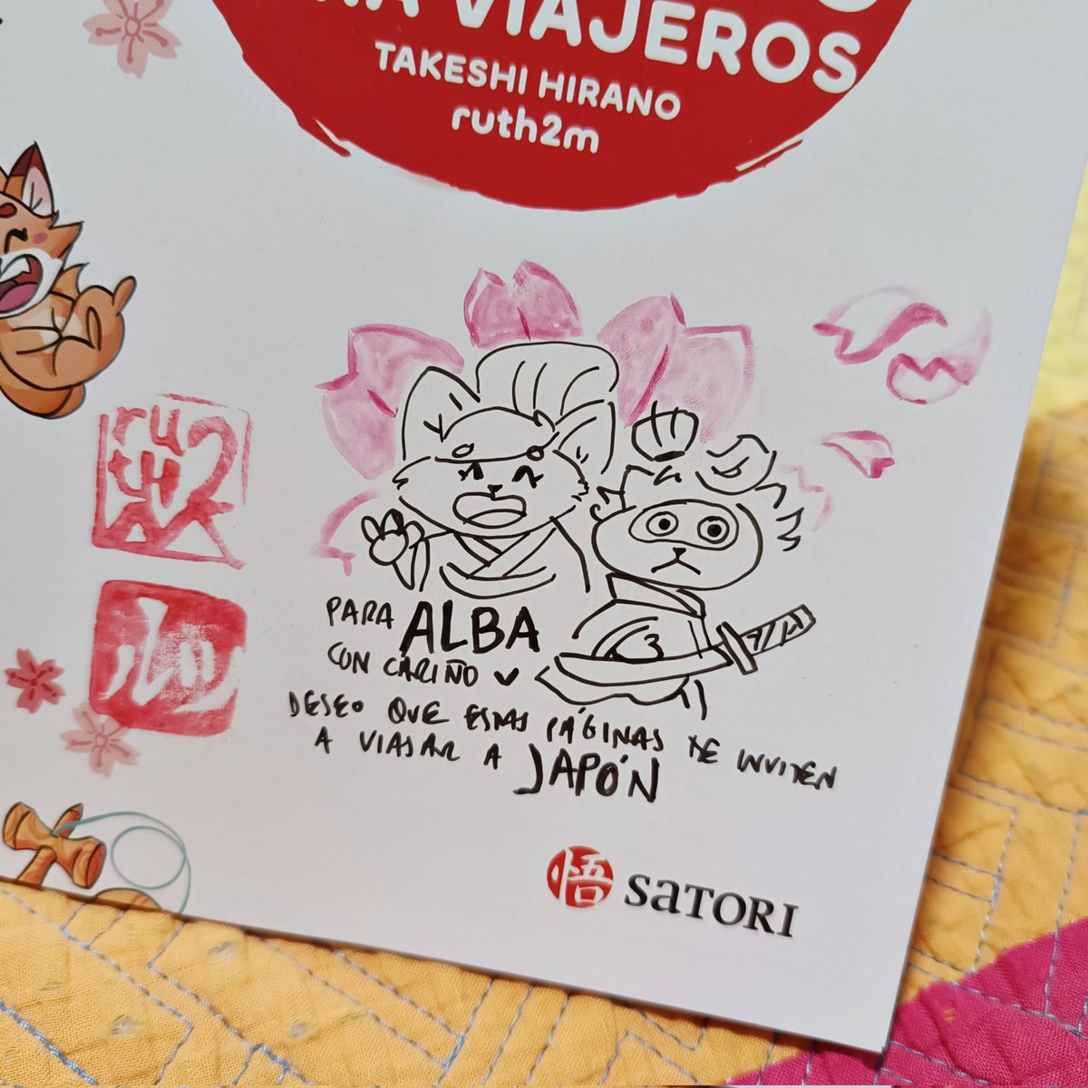 📖 SUGOI: JAPONÉS PARA VIAJEROS • <a href="/satorilibros/">Satori Ediciones</a> 

Se lo compré a <a href="/ruth2m/">ruth2m🎴ilustradora KAWAII</a> hace unos meses y por fin lo he terminado. Me ha encantado, muy interesante, completo y súper bonito visualmente 😍