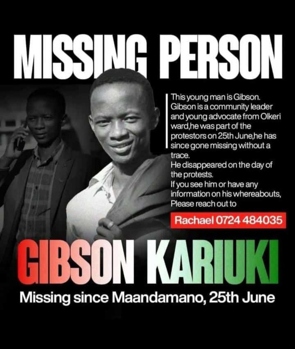 mikewachira's tweet photo. Kindly circulate.lets help find and bring Gibson home https://t.co/ffLlMdEyGR