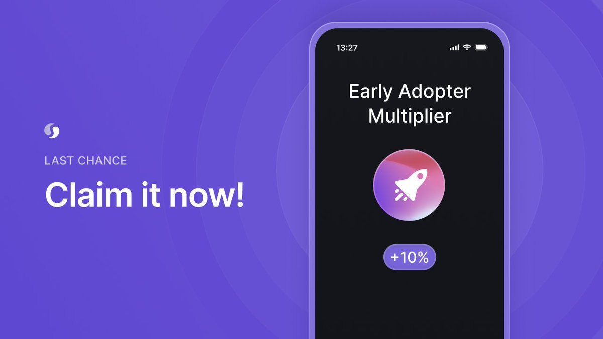 🔥 Last chance to become an Early Adopter!

An Early Adopter is a user who starts using a product before anyone else, receiving a specific reward for doing so!

👋 We have great news! We are extending claim the Early Adopter status until the release of the next update. This is