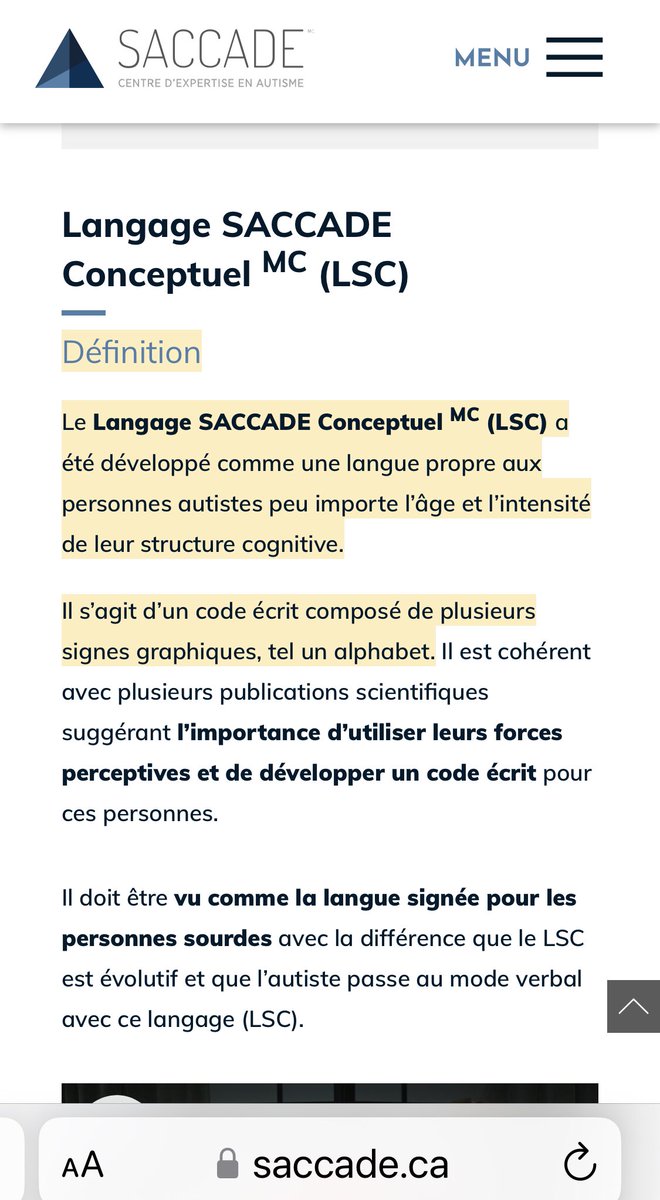 GuideEnfntDiff's tweet photo. #saccade un langage conceptuel pour les personnes #autiste #tsa https://t.co/ty5Ukoxl1h