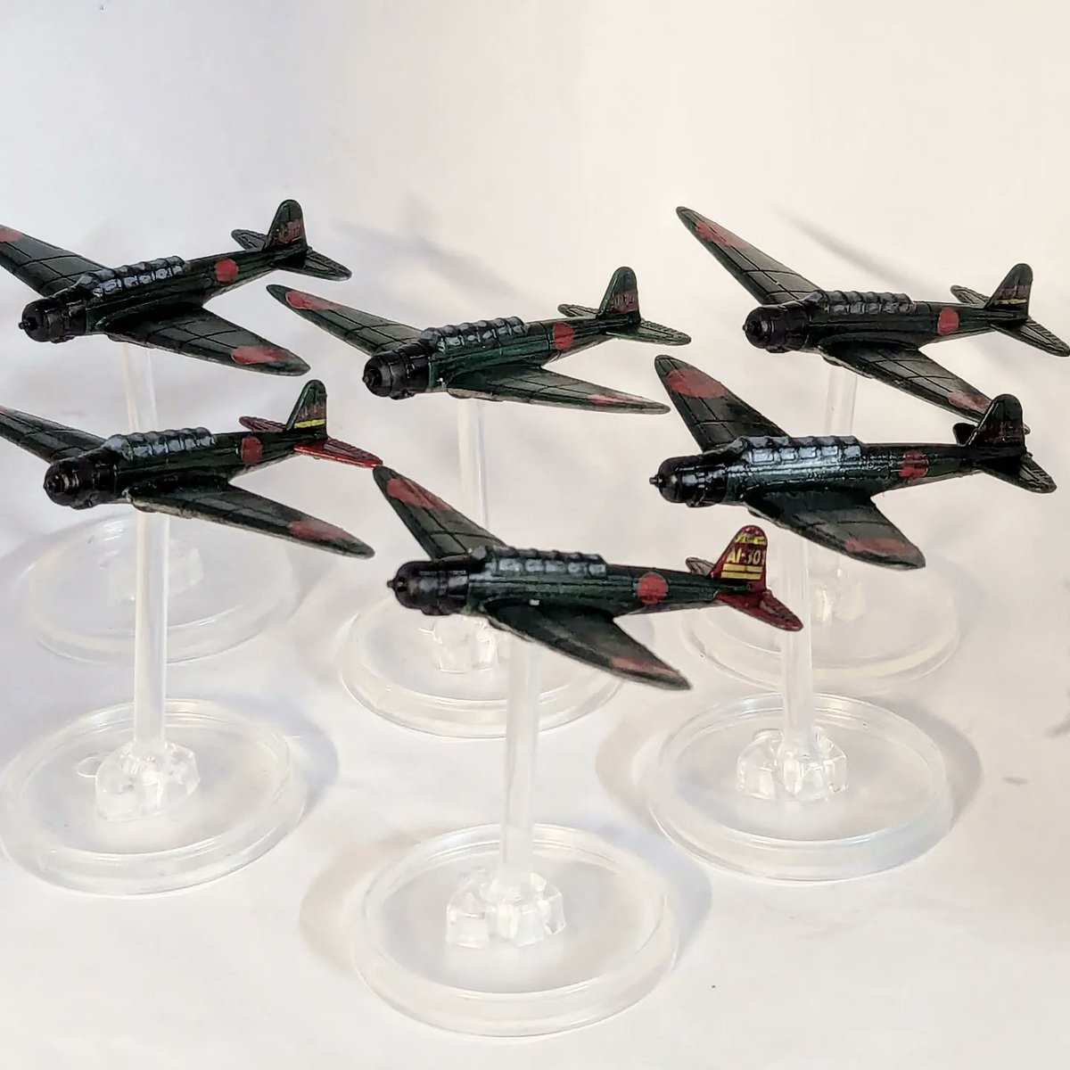 turningwright's tweet image. Finished some D3A "Val" and B5N "Kate" the other day for #BloodRedSkies by @WarlordGames