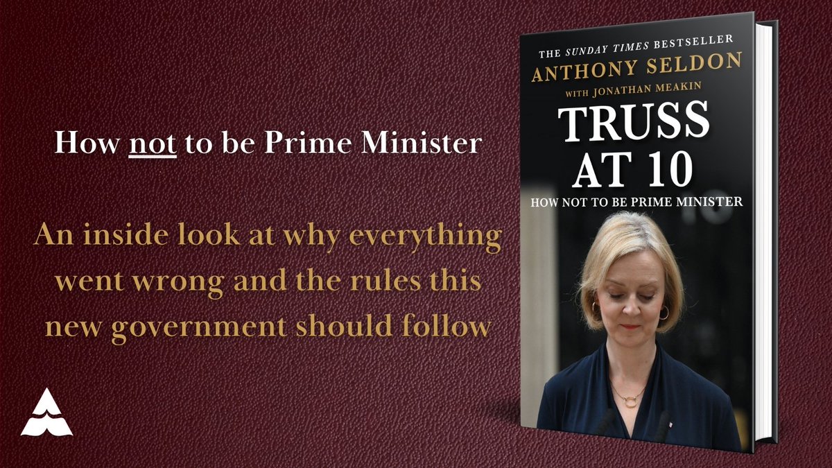 AtlanticBooks's tweet image. ✖️The shortest-serving prime minister in history
✖️The first former leader to lose their seat since 1935
How not to be PM – an inside look at why everything went wrong and the rules this new government should follow.
#TrussAt10 @AnthonySeldon
29.08.24
linktr.ee/trussat10