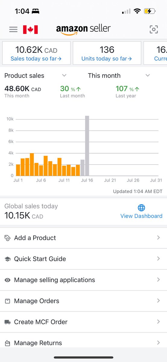 Tell me it was Prime Day without telling me it was prime day 📦

Feeling grateful for the journey. 

If I had more inventory I could have sold more, but you live and you learn. 

Let’s get ready for Q4!!! 🔥🙏🇨🇦