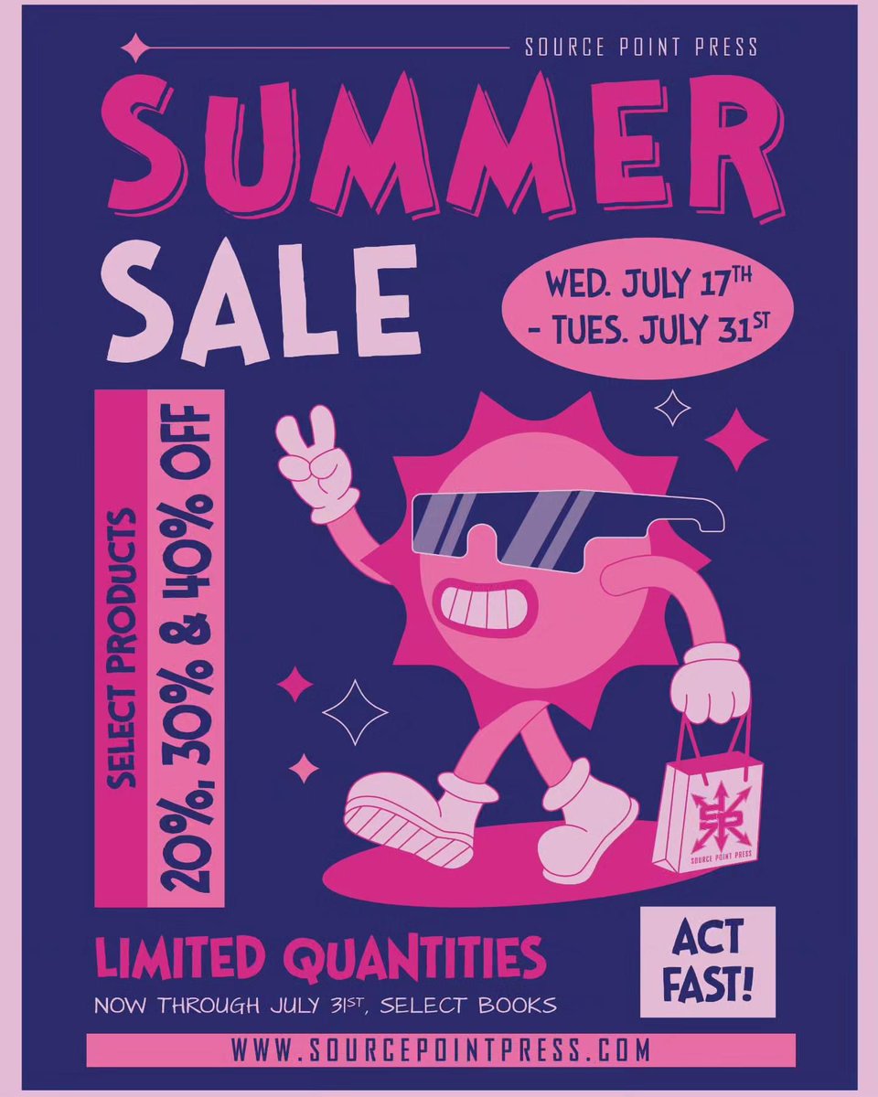 SourcePtPress's tweet image. Don&apos;t miss out on the Source Point Summer Sale! Amazing deals in here!!!
sourcepointpress.com/collections/20…