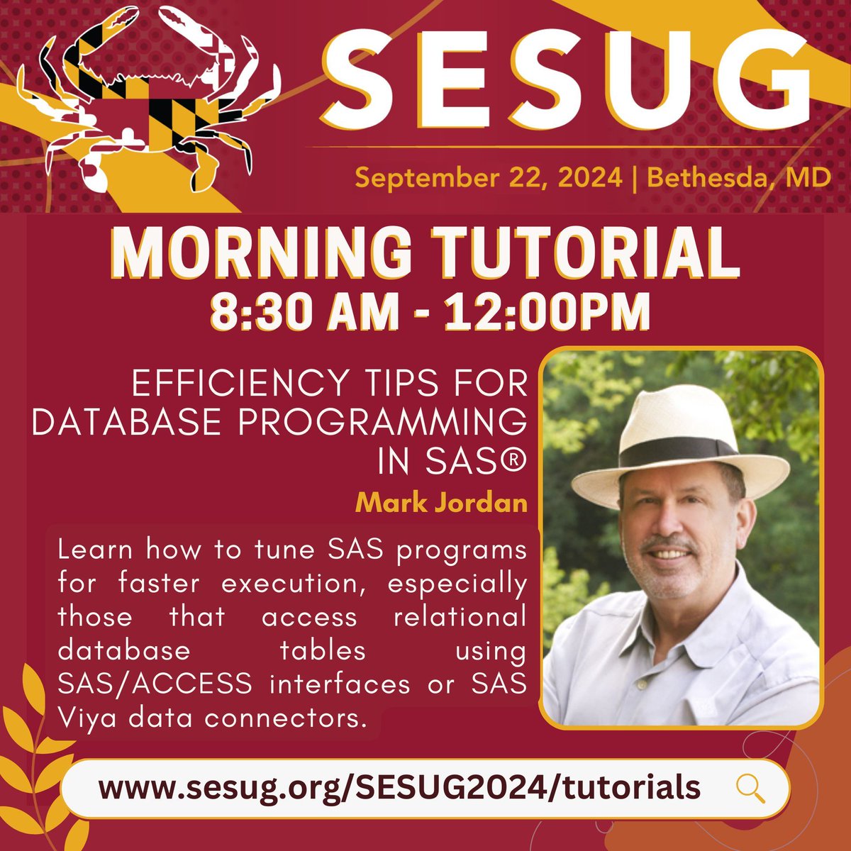 SEASUG_'s tweet image. Join #SASJedi Mark Jordan at @SouthEastSASUSersGroup. Harness the Force of @SASsoftware options, optimize SQL pass-through maneuvers, and minimize the dark side of execution delays. Learn more at buff.ly/46meDER and register today! #SESUG2024 #SASProgramming
