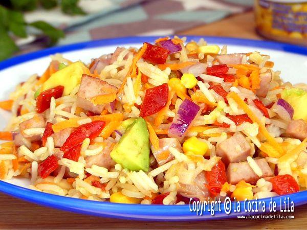 Ensalada de arroz primavera dlvr.it/T9lzWp - @lacocinadelila