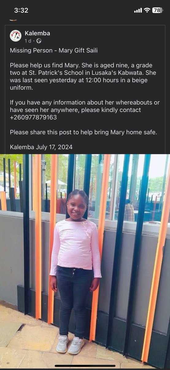 Let’s help find her…