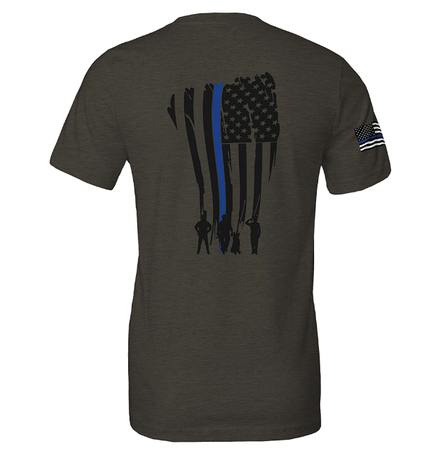 SelfRezCoffeeCo's tweet photo. "Thin Blue Line" T-shirts are up on our website! All proceeds from these shirts are going directly to the First Responder event that @chiefsnchop and @OldManSPEC are hosting! Get yours today at https://t.co/RUNiv7de1O https://t.co/FUCMAwG9Ma
