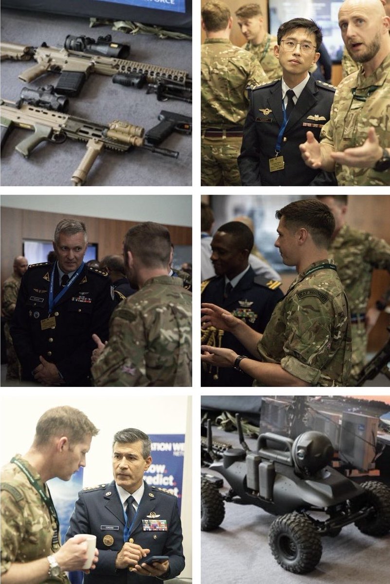 Commander_CRF's tweet photo. @RoyalAirForce @ChiefofAirStaff Thank you to everyone involved in the #GlobalAirSpaceChiefs Conference, and for all those who visited the Combat Readiness stand. #FightToDefend @FuerzaAereaCol @TheRSAF @NigAirForce @LTU_army https://t.co/GEiysDS84i