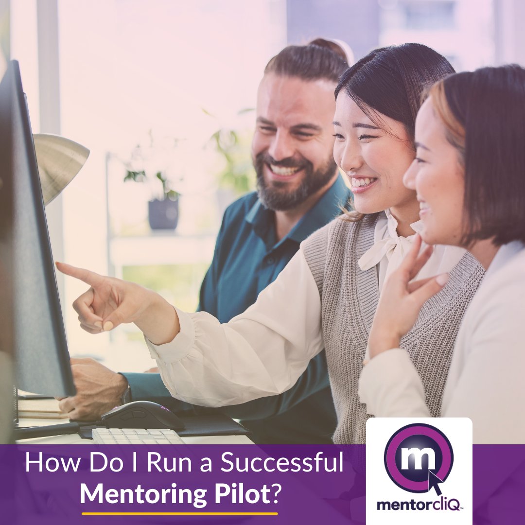 How can a mentoring pilot transform your organization’s #talent development strategy? 
We have put together seven key factors to guide you in planning a #mentoring pilot.
#Mentorship #CareerGrowth #mentor #Leader #strategy #enterprise 
mentorcliq.com/blog/running-a…