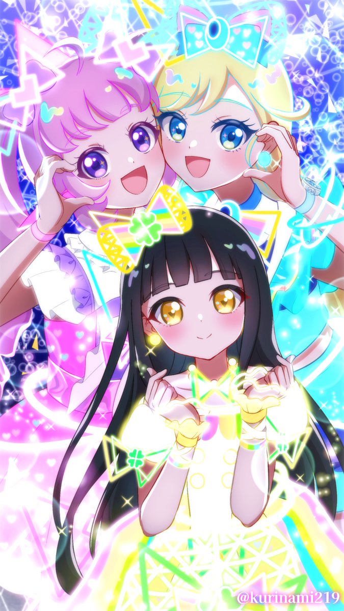 ひみつのアイプリ　サイン　シークレットフレンズ ひみつのアイプリ 3だん ☆4 【サイン】シークレットフレンズ∞バズ