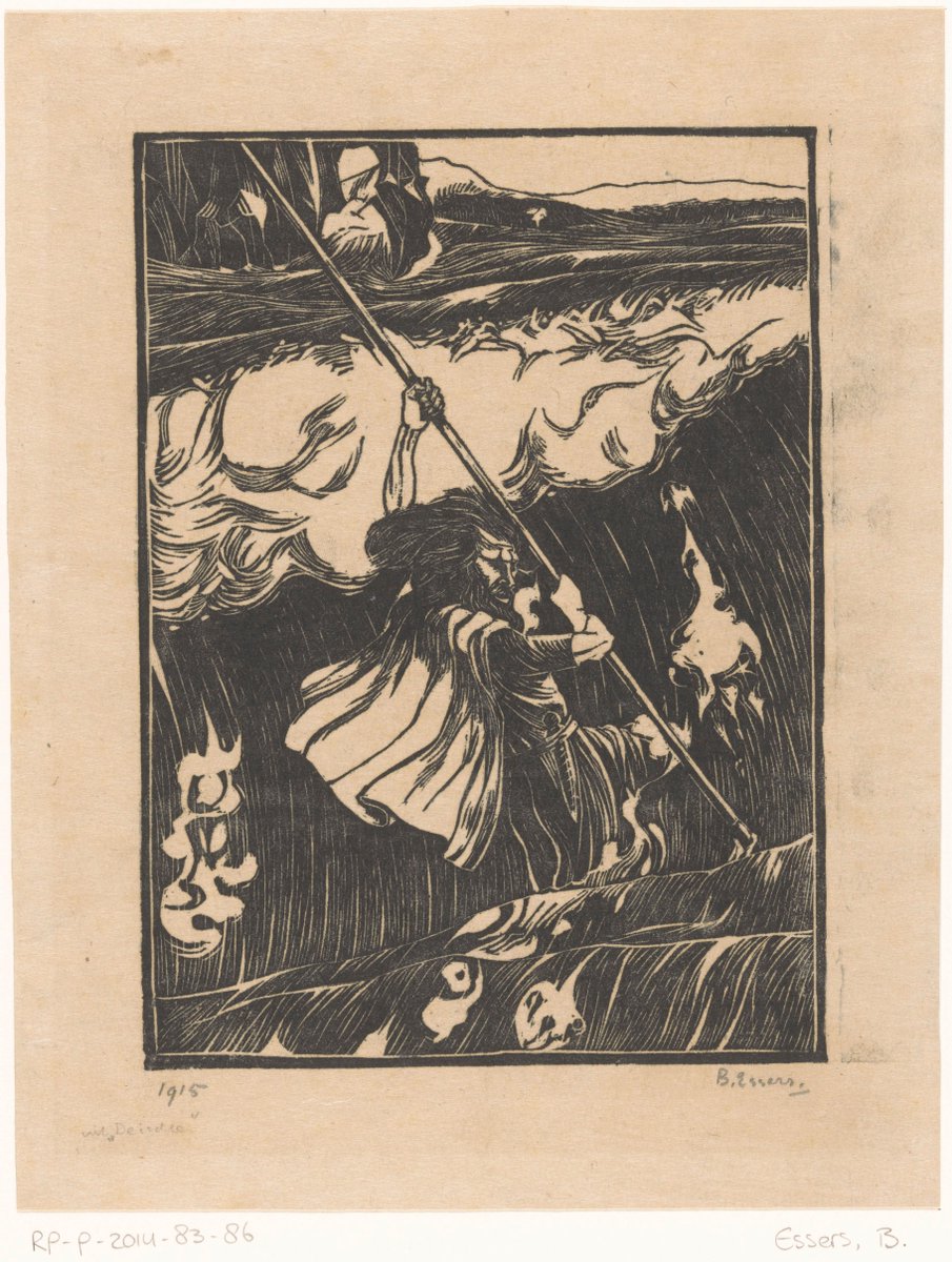 NeuKelte's tweet photo. #Celtic #BookologyThursday: After the death of his son, #CúChulainn was in such a fury that #Cathbad the #druid „cast a spell on him to make him think the waves of the ocean were attacking warriors, and he strove with them from the waxing of the moon to the waxing of the moon
1/2 https://t.co/czrtZfrnzY