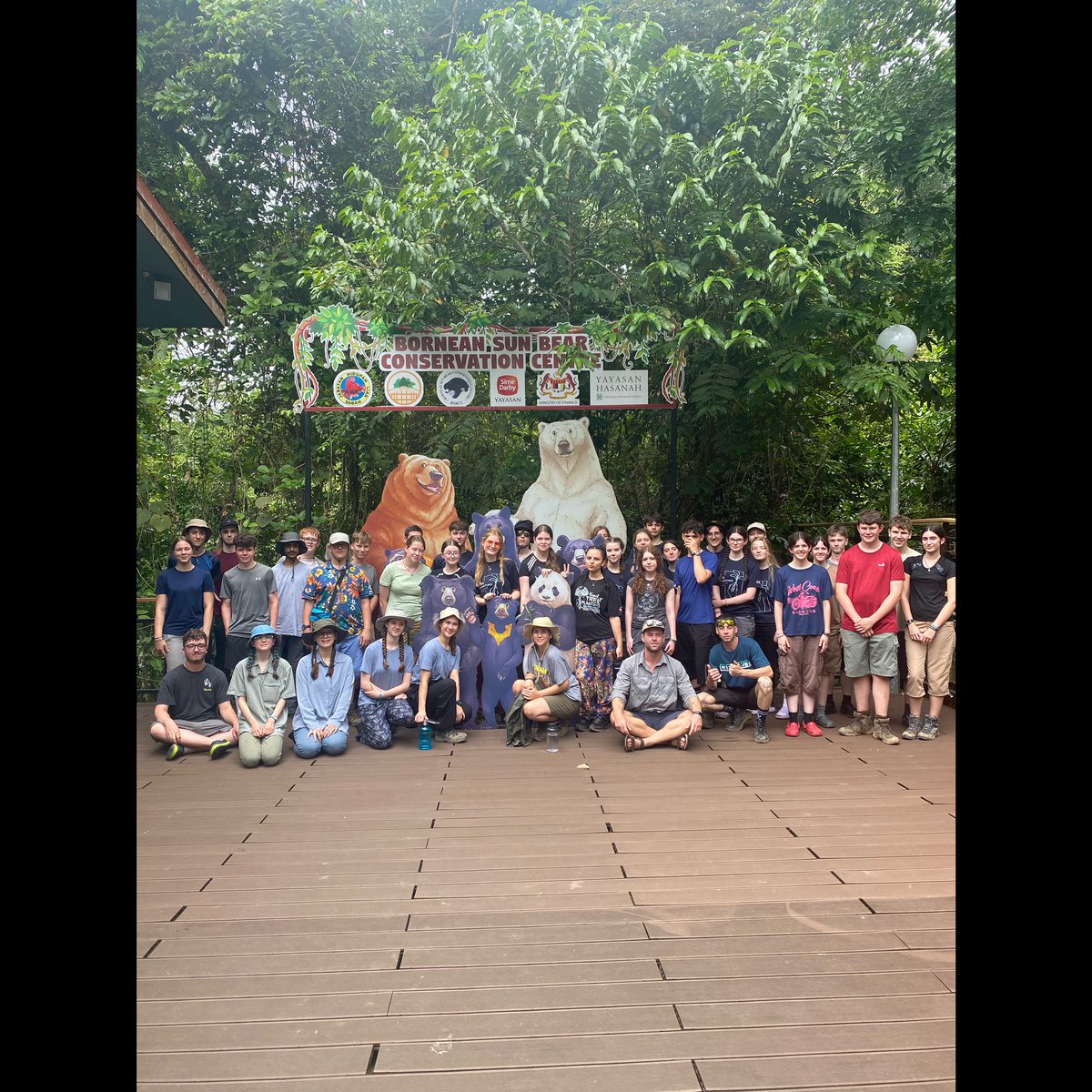 RutherfordTrips's tweet photo. Both teams were together today, we visited the Orangutan Rehabilitation Centre, where we went to a viewing platform to see the Orangutans being fed. We then went to the Sun Bear Conservation Centre followed by a tree top walk spotting monkeys and birds. #campsinternational https://t.co/L59Hw3iL83