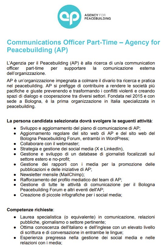 Agency for Peacebuilding tweet media