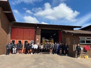 TomFutureschs's tweet photo. This term the Public Service pupils enjoyed a trip to Cwmbran Fire Station. They watched a road traffic collision demonstration, had a tour of the fire station,  sat in the fire engines, tried on the uniform, had a go in the gym and had a go of the hoses to wash the yard down. https://t.co/WK5PqFRyzm