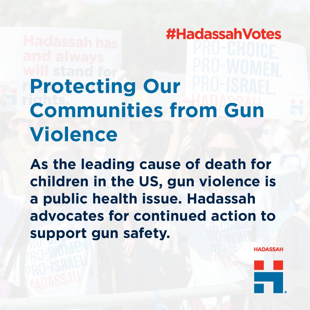 Hadassah's tweet photo. This November, access to critical reproductive care and other women's health issues will be on the ballot across many states. Swipe to learn more about our priorities for protecting women’s and public health. #KnowTheIssues #HadassahVotes https://t.co/W2wRFmpZlV