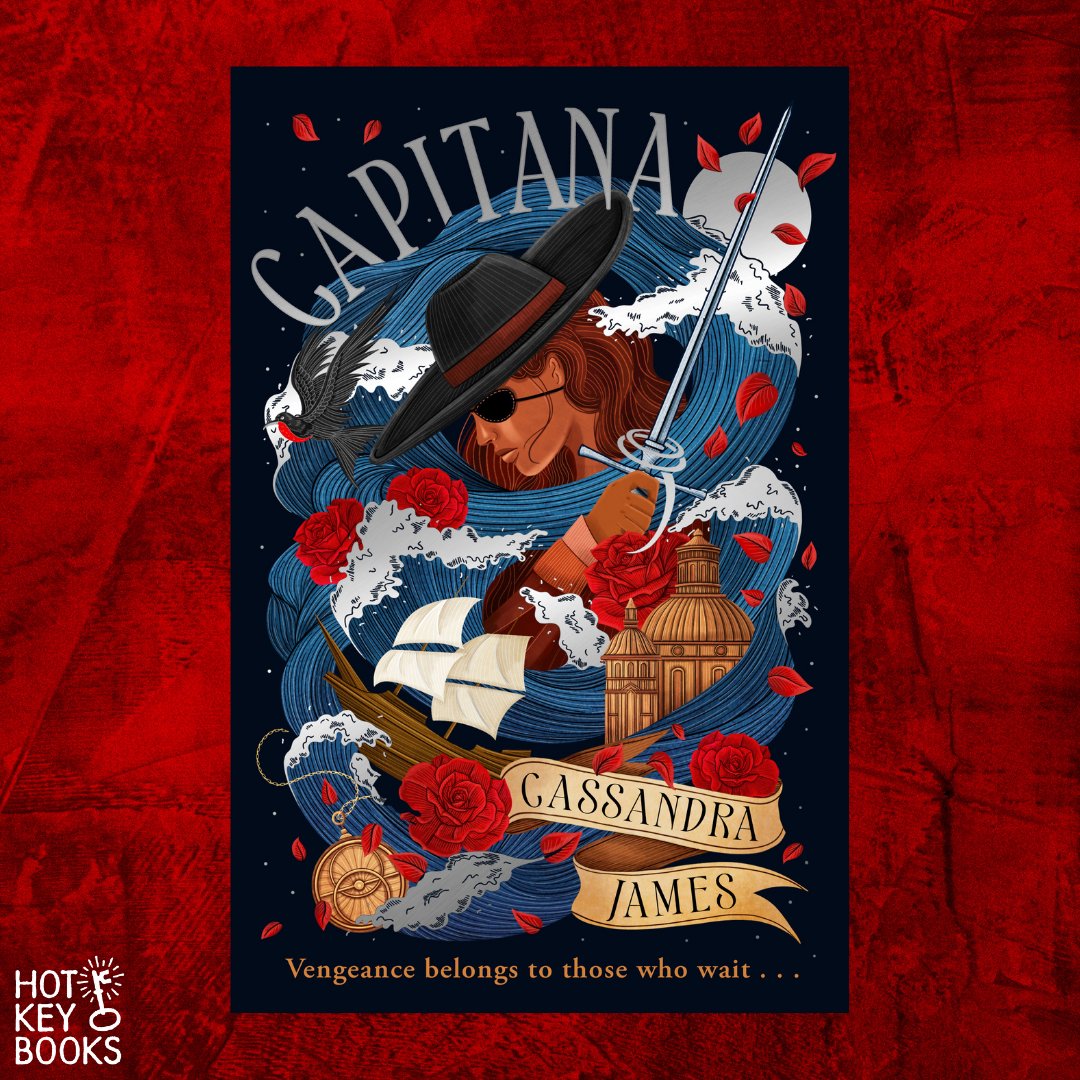 the UK cover for CAPITANA is here, and it truly has all the latina pirate energy this writer girl could ask for! 😍🏴‍☠️🌊

thank you to my fabulous team at @hotkeybooks and the absurdly talented @micaelaalcainodesign for creating the cover of my literal dreams ❤️