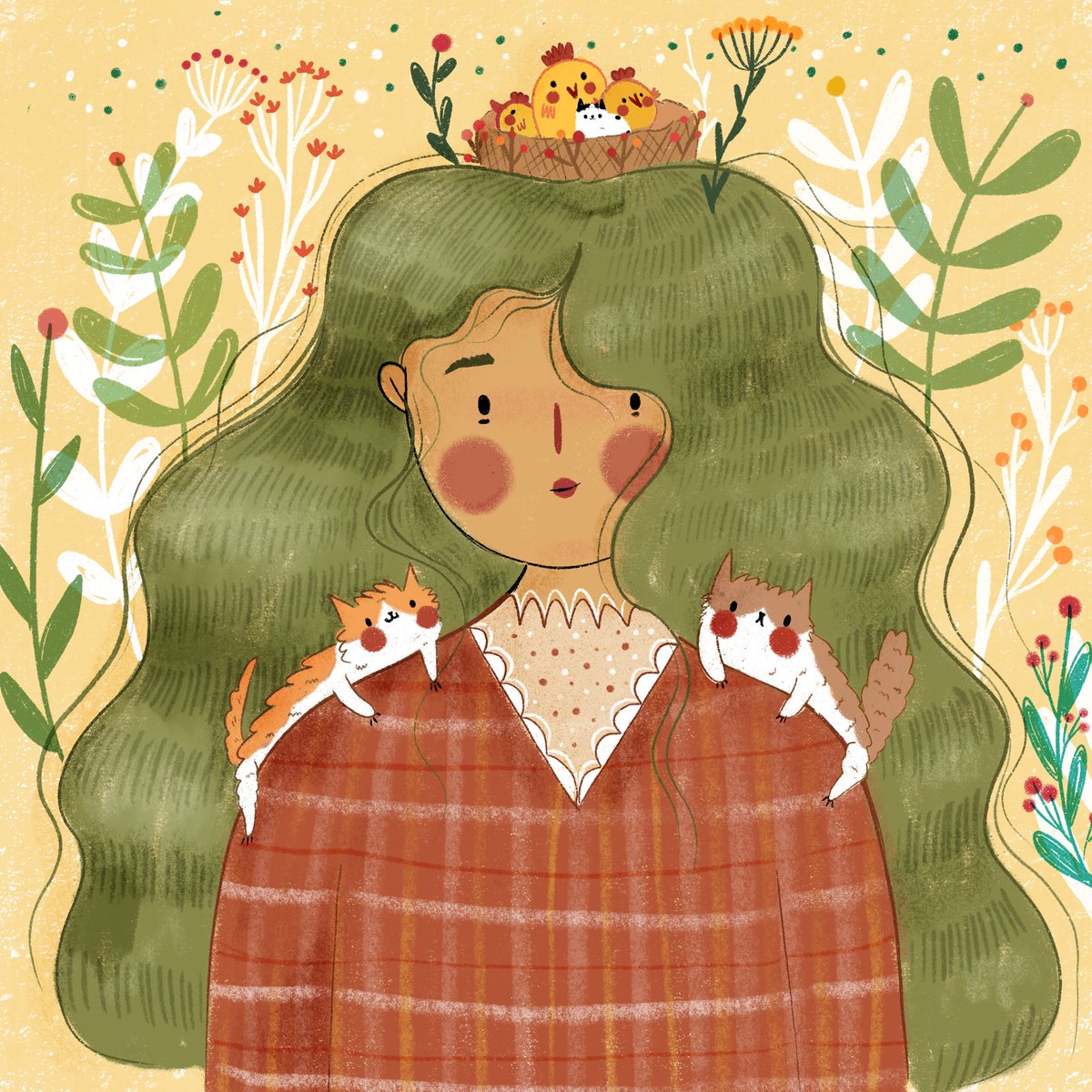 ANOTHER WIN! 🔥

Won the auction of this amazing piece by my talented friend, a professional illustrator, <a href="/sonyaillust/">sonyart 🐾</a> 🥹🔥 

Thank you my friend for creating such cute pieces! 
🧡🧡🧡
objkt.com/tokens/KT1Mfb1…