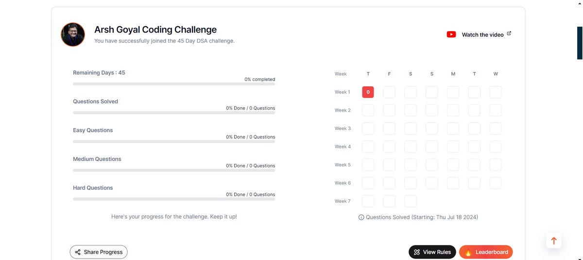 LavanshiB's tweet image. I am starting the 45-day challenge by @arsh_goyal, where I will be solving 287 DSA questions in 45 days to prepare for the upcoming placement season.
#CrackYourInternship #CrackYourPlacement