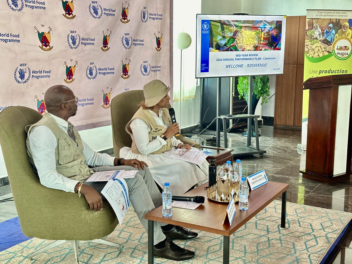 WFP_Cameroon's tweet photo. #Cameroon 🇨🇲

#Happening_Now

Today @WFP is reviewing it’s 2024 Mid-Year Performance chaired by WFP Rep @wanjakaaria

@WFP staff sharing progress towards achieving #ZeroHunger and adapting to evolving challenges in 🇨🇲   

#SavingLives
#ChangingLives https://t.co/Wgicq89B1j