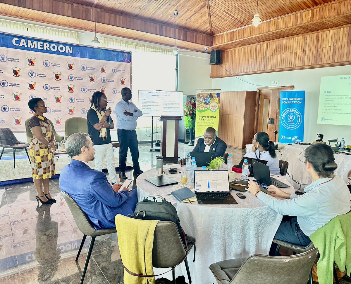 WFP_Cameroon's tweet photo. #Cameroon 🇨🇲

#Happening_Now

Today @WFP is reviewing it’s 2024 Mid-Year Performance chaired by WFP Rep @wanjakaaria

@WFP staff sharing progress towards achieving #ZeroHunger and adapting to evolving challenges in 🇨🇲   

#SavingLives
#ChangingLives https://t.co/Wgicq89B1j