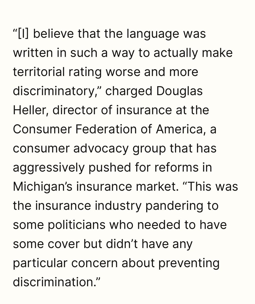 PolarBarrett's tweet photo. Massive @media_outlier story documenting the failure of Michigan’s auto insurance reform to lower astronomical rates for Detroiters and Black communities statewide. 

https://t.co/olRj7X9z7O https://t.co/kjf3B7jJDe