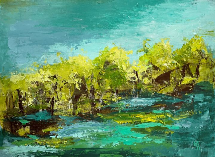 NatalieVerve's tweet photo. Art of the Day: "Autumn memories 2". Buy at: https://t.co/d4JCIs0Gv5 https://t.co/WnxrCLnOQI
