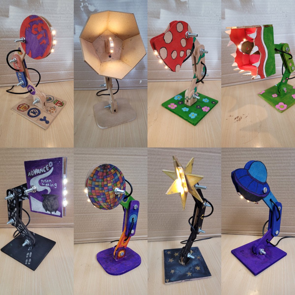 Some high-quality lamp designs, made by our amazing Year 9 students. <a href="/DTsandringham/">D&T Sandringham</a>