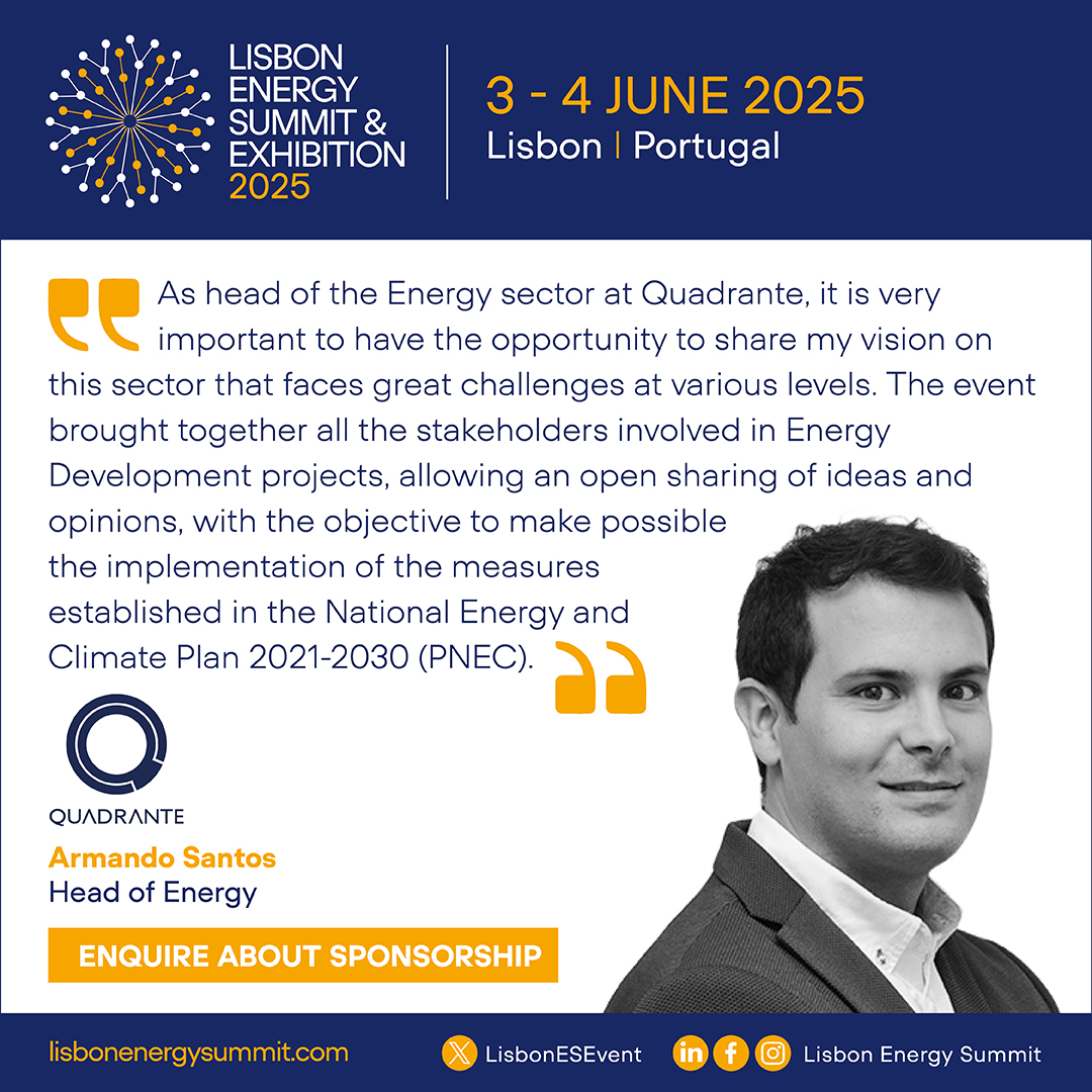 Contact a member of our team today to discover how sponsoring the Lisbon Energy Summit &amp; Exhibition 2025 will position your company amongst crucial discussions on renewable energy, climatetech, and the future of energy. -->  bit.ly/enquiresp​

#LESummit #renewables