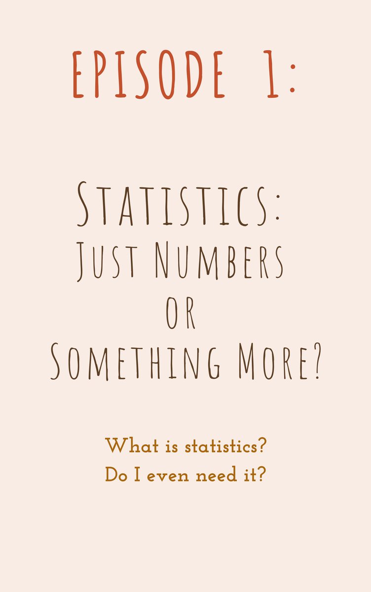 HanNielle10's tweet image. On our first episode of #statisticsmadesimple let&apos;s find out why we need statistics in data science.

Are they just numbers or do they tell us more ?
Where are they even applicable? Aint they just seen in my Math textbook? 🤷‍♀️
Well, Let&apos;s Dig in!
#DataScience 
#MachineLearning