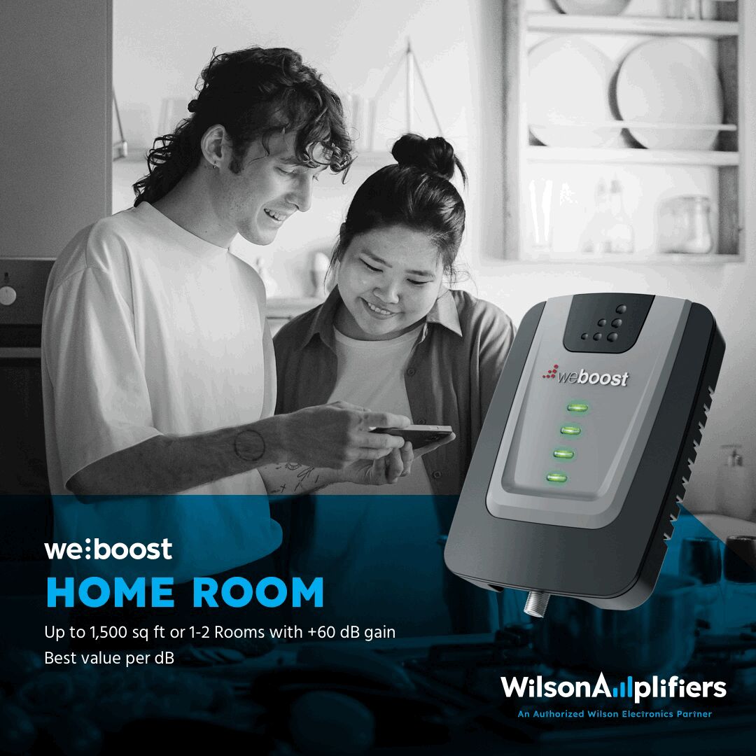 wilsonampsales's tweet image. Transform your home into a connectivity haven with the weBoost Home Room! Say goodbye to dropped calls and endless buffering. Perfect for small homes and apartments, ensuring every corner is covered. 

bit.ly/3VnFWv1 

 #HomeRoom #SignalBooster #StayConnected