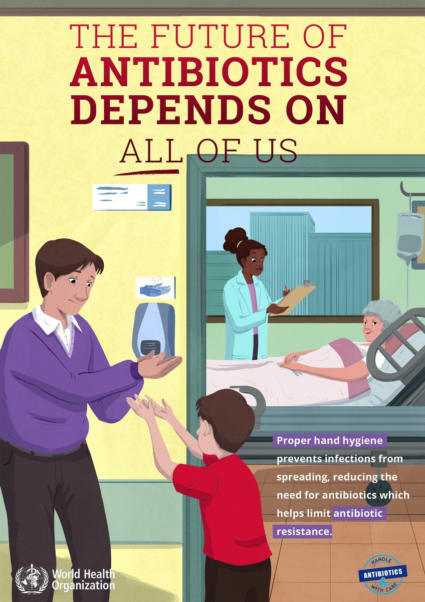 amr_initiative's tweet photo. #IPCAWARENESSCAMPAIGN
‼️#TheFuture of #Antibiotics 💊depends on All of Us.
📢We call healthcare providers(#HCPs) and facilities to ensure effective #handhygiene at the point of care. Let's work together to stop the spread of #infections from one patient to another. #ActOnAMR https://t.co/ZfuqOu4Cai