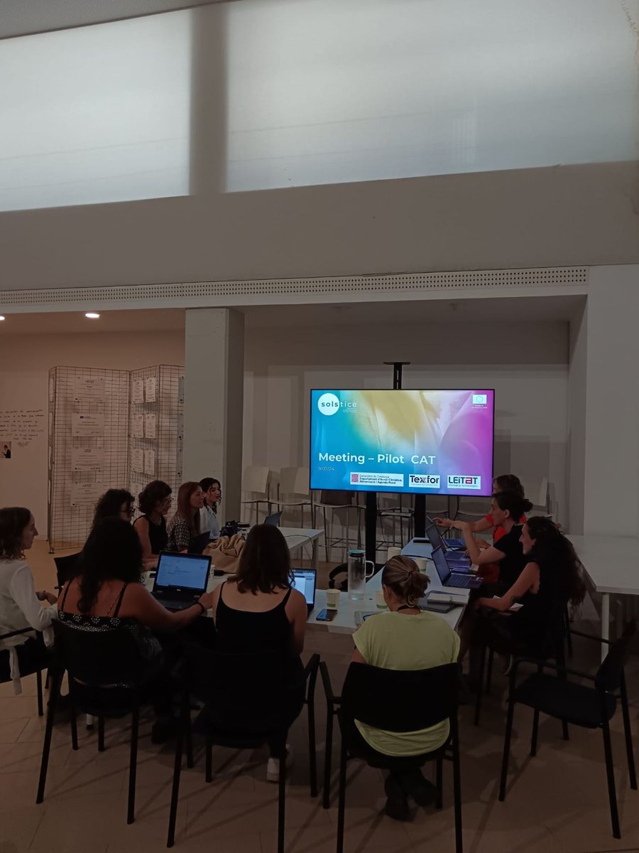 🧵Des de <a href="/Leitat/">Leitat</a> som conscients de la importància de generar solucions industrials enfocades a la sostenibilitat.

🌱Per això, el projecte #SOLSTICE és un exemple de com promoure pràctiques més ecològiques i eficients.

🙏Gràcies, <a href="/Generalitat_cat/">Generalitat de Catalunya</a>  i <a href="/texforspain/">Texfor</a> per la visita!