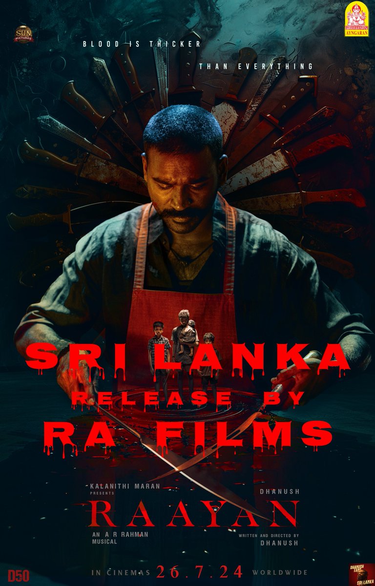 SL_DhanushFC's tweet photo. #Raayan Srilanka Release By #RAFilms !

@dhanushkraja @sunpictures https://t.co/QRLjUSvEkz