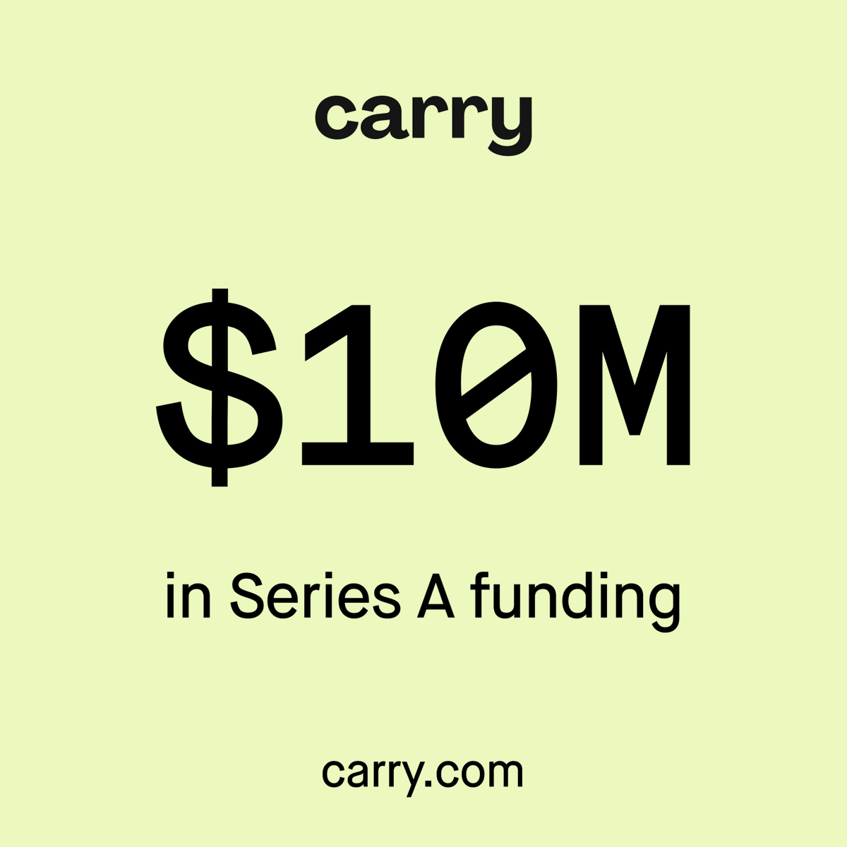We just raised a $10M Series A for Carry!

<a href="/carryhq_/">Carry</a> exists to help business owners grow their net worth by saving money on taxes

In less than 2 years, we've grown to 1400+ customers, ~$900K in ARR and $35M+ in assets on our platform

And we're just getting started... 🧵