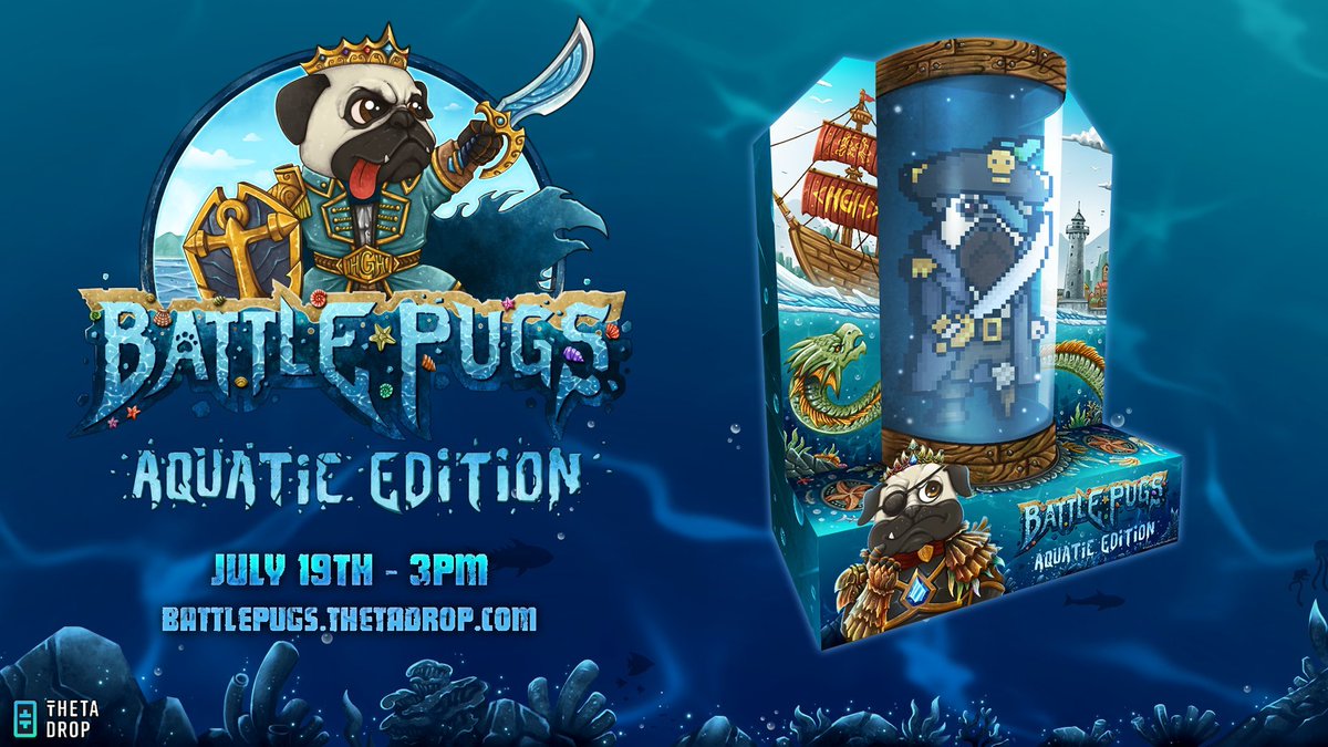 🐶 Battle Pugs Pack - Giveaway! 🔫 

Win a Battle Pugs: Aquatic Edition Pack

Like, Repost, &amp; Follow: @krafter_eth <a href="/HighsGamingHub/">HighsGamingHub</a> <a href="/Battle_Pugs/">Battle Pugs</a>  

Dive into the adventure with new Battle Pugs and a chance at a #TC24 Ticket!

More deets👇