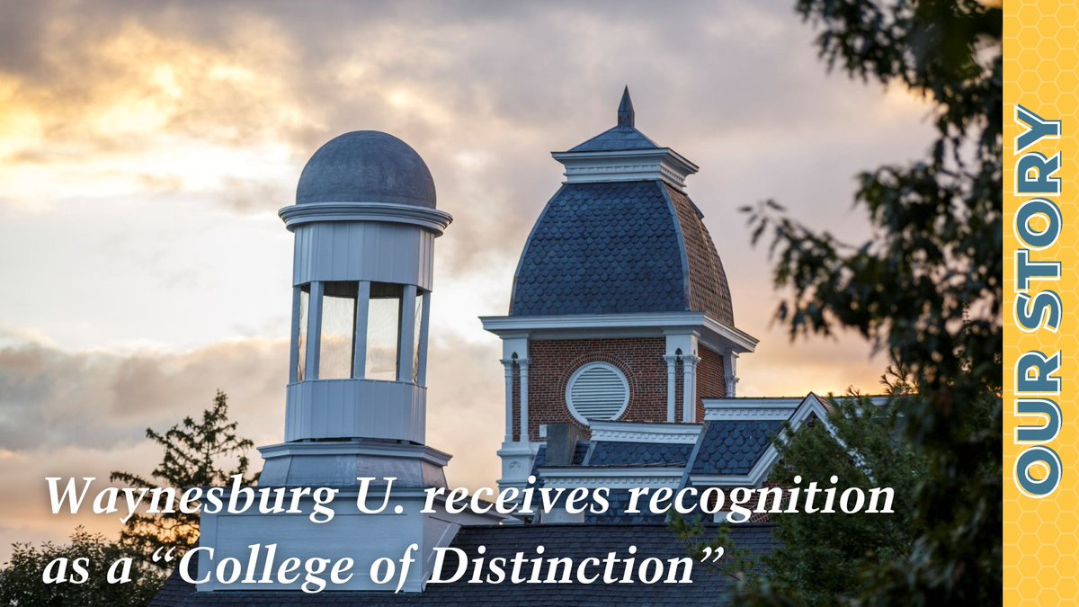 📰 Waynesburg U. receives recognition as a “College of Distinction”
🔗 waynesburg.edu/news/waynesbur…